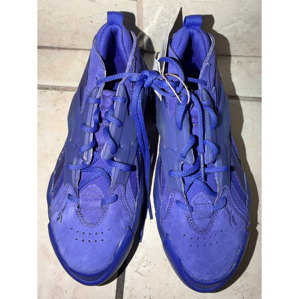 Reebok x Cardi B Club C V2 Purple Sneakers GX9659 Platform Size 6.5